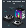 Gamemax Case Fan | KF300R BK | Juodas