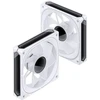 Jonsbo FR-505 ARGB Reverse Blade PWM korpuso ventiliatorius, 120mm – baltos spalvos