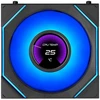 Lian Li UNI FAN SL-INF LCD FLEX belaidis ventiliatorius, ARGB ir LCD · atvirkštinės mentės, 120 mm, juodas
