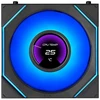 Lian Li UNI FAN SL-INF LCD FLEX belaidis ventiliatorius, ARGB ir LCD Ø 120 mm, juodas, 3 vnt. pakuotėje su valdikliu