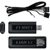 Lian Li UNI FAN SL-INF Wireless korpuso ventiliatorius, ARGB, PWM – 3er-Pack, su valdikliu Reverse-Blade, 120mm, juodos spalvos