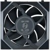 Lian Li UNI FAN SL Wireless LCD korpuso ventiliatorius, ARGB, PWM – 120 mm, juodos spalvos