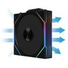 Lian Li UNI FAN TL Wireless korpuso ventiliatorius, ARGB, PWM, 3er-Pack – 120 mm, juodos spalvos