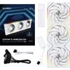 Lian Li UNI FAN TL Wireless korpuso ventiliatorius, ARGB, PWM, 3er-Pack – 120 mm, baltos spalvos