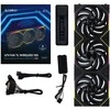 Lian Li UNI FAN TL Wireless korpuso ventiliatorius, ARGB, PWM, 3er-Pack – 120 mm, juodos spalvos