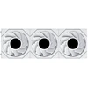 Ventiliatorius Lian Li UNI FAN TL LCD FLEX Wireless 120 Reverse Blade, 3 vnt. rinkinys, balta (12RTLLCD1F3W)