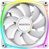 Montech AX120 PWM ARGB korpuso ventiliatorius – 120mm, baltos spalvos