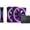 „Wentylator Nzxt F120 RGB DUO 3-pack + Hub“ (RF-D12TF-B1)