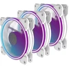 Wentylator PREYON Eagle Eye 120 PWM ARGB 3-PACK Baltas