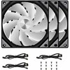 TRYX ROTA SL ARGB Reverse Fan – 3-Pack, 120mm, Juodas