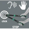 Wera Click-Torque Lock C 3 R/L torque wrench – adjustable 40–200 Nm, 1/2" square drive, ±3% precision, reversible ratchet