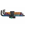 L-raktų šešiakampių rinkinys BlackLaser 950/9 Hex-Plus 7, 021737 Wera