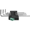 L-raktų šešiakampių rinkinys chromuotas 950/7 Hex-Plus 1, 022181 Wera
