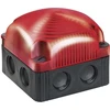 Werma Įspėjamoji raudona lemputė 115-230V AC LED fiksuota IP66 (853.100.60)