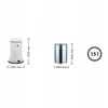 Wesco šiukšliadėžė 15 l, „BaseBoy“, balta, matinė, Wesco