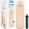 Gertuvė Wessper ActiveMax stiklinis buteliukas 680 ml smėlio spalvos