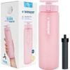 Gertuvė Wessper stiklinis buteliukas ActiveMax 680ml rožinis