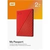Kietasis diskas Dysk zewnętrzny HDD Western Digital My Passport 2TB Raudona (WDBYVG0020BRD-WESN)