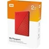 Kietasis diskas Dysk zewnętrzny HDD Western Digital My Passport 2TB Raudona (WDBYVG0020BRD-WESN)