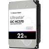 Sandisk Western Digital Serverio diskas WD Ultra ar DC HC570 22TB 3.5 "SATA III (6 Gb / s) (0F48155)