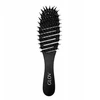 Wet Brush Glov Flexi Fine Glide plaukų iššukavimo šepetys ploniems plaukams, juodas