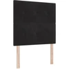 Galvūgalis Juodas 100 cm Aksomas