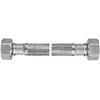 Jungiamoji žarna Ferro Plieninė pinto plieno žarna 3/4" NN L-40cm PWS62