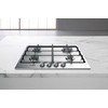 Whirlpool TGML 650 IX kaitlentė Sidabrinė Įmontuota dujų 4 zona (-os)