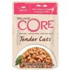 Whiskas „Core Tender Cuts“ šlapias katėms skirtas ėdalas su lašiša ir tunu padaže, 85 g, pakelis, 8 vnt./EKSPONUOTI