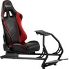 Žaidimų kėdė lenktynėms White Shark King of Speed Racing simulation cockpit