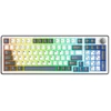 White Shark Žaidimų klaviatūra Balta Shark Excalibur balta KTT Wine Raudona RGB Hot-Swap