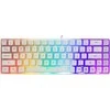 White Shark Klaviatūra žaidimams Baltas Shark Ronin GK-2201 su laidu membraninė su pašvietimu balta