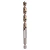 medienos grąžtas 10,0 mm, 1/4' medienos sukimo antgalis, HSS, „Alpen“ [0067501000100]