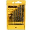 Dewalt grąžtų metalui rinkinys HSS-R 10vnt. 1-10mm DT5911-QZ
