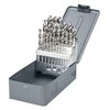 Grąžtas Wiertła Metalo grąžtai HSS DIN338, šlifuoti, 25 vnt. (1-13 mm), prolinas