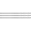 Grąžtas Graphite HSS metalo grąžtai, DIN 338, 1 mm, 3 vnt.