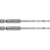 Wiertło Šešiakampis metalinis grąžtas 3,0 mm, 2 vnt.