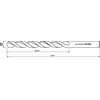Grąžtas betonui Hikoki TCT; SDS-max; 35x1200/1320 mm