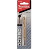 Grąžtas MAKITA grąžtai DO METALU HSS-TIN 1/4" HEX 9,0x102mm