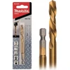 Grąžtas MAKITA grąžtai DO METALU HSS-TIN 1/4" HEX 9,0x102mm