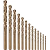 Grąžtas Wiertła Metalo grąžtai HSSCO DIN338, šlifuoti, 13 vnt. (1,5-6,5 mm), prolinas