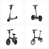 WILDMAN LES8 Plus scooter case/holder frame bag juodos spalvos