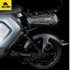 WILDMAN Krepšys ant dviračio rėmo XT9 XL juodos spalvos