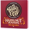 Willie's Cacao – juodasis šokoladas su lazdyno riešutais ir razinomis 50g
