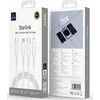 WiWU - Starlink serijos duomenų kabelis Wi-046E 3w1 USB C į USB C, Micro USB, Lightning 60W 1m - baltas