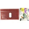 Dedra Kliju lazdeles raudona brokatine 8vnt 78x100mm