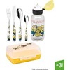 4 vaikiškų stalo įrankių rinkinys WMF Minions Knife Spoon Fork Vandens butelis