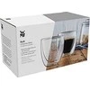 WMF Rinkinys WMF Kult dvigubos sienelės espreso stiklinės, 2 vnt., A 6,5 cm, V 80 ml, termo stiklas, atsparus karščiui, galima plauti indaplovėje