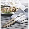 WMF WMF ranča 12 dalių kepsniniai stalo įrankiai, žmonėms 6, kepsninė šakutė, kepsninis peilis, kaltas specialus ašmenų plienas, matinis nerūdijantis plienas Krofordanas, alyvuota ąžuolinė mediena