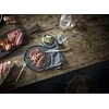 WMF WMF ranča 12 dalių kepsniniai stalo įrankiai, žmonėms 6, kepsninė šakutė, kepsninis peilis, kaltas specialus ašmenų plienas, matinis nerūdijantis plienas Krofordanas, alyvuota ąžuolinė mediena